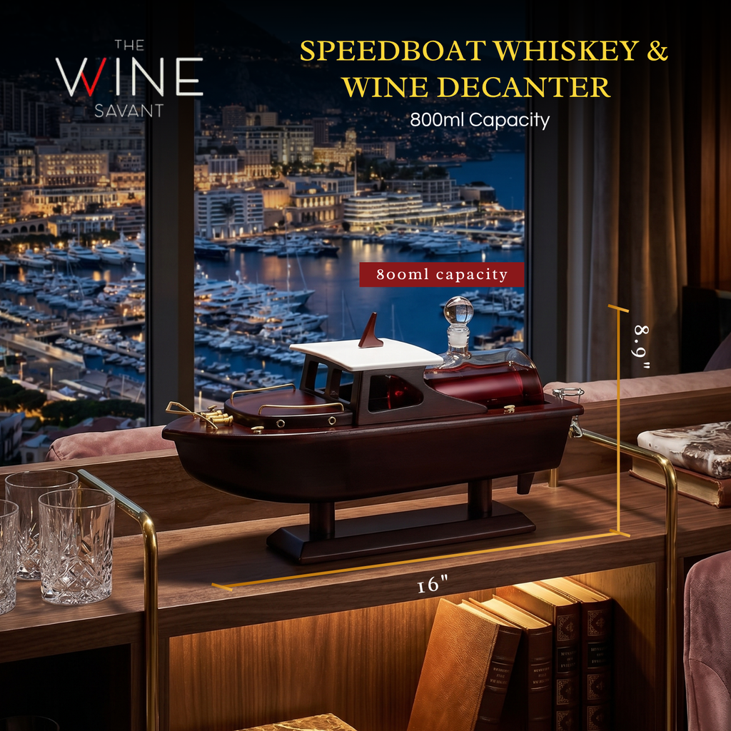 Boat Ship Whiskey Wine Decanter Ship Ship Decanter Set 800ML Drink Dispenser For Win-1