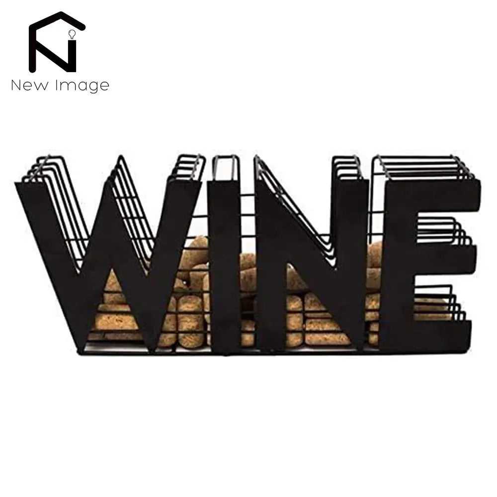 Modern Wine Cork Holder-13.5" Length  Endurance Red Wine Wines Rack Storage for Kitchen Countertop Wine Cabinet Home Decor