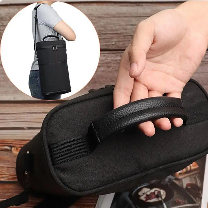 camping Wine Cooler Bags Insulated Tote Carrier For Wine Bottle Protection Portable Wine Travel Carrier Protection Tote Bag