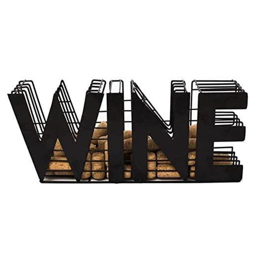 Modern Wine Cork Holder-13.5" Length  Endurance Red Wine Wines Rack Storage for Kitchen Countertop Wine Cabinet Home Decor