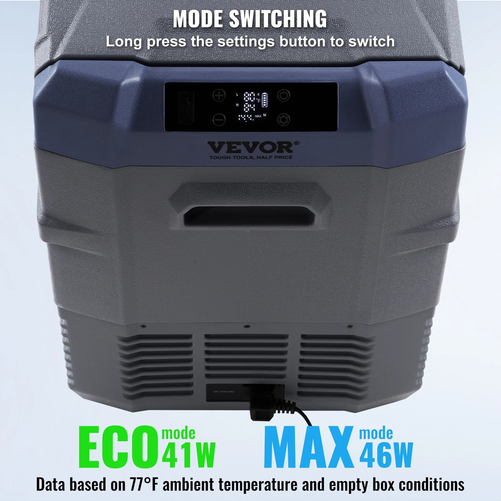 Car Refrigerator 12 Volt Car Refrigerator Fridge 40 L Dual Zone  -4℉-68℉12/24V DC  100-240V AC for Outdoor Camping RV