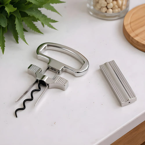 2 Prong Wine Bottle Opener Beer Corkscrew Cork Wine Bottle Puller Remover Portable Bottle Opener With Corkscrew For Home