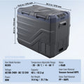 Car Refrigerator 12 Volt Car Refrigerator Fridge 40 L Dual Zone  -4℉-68℉12/24V DC  100-240V AC for Outdoor Camping RV