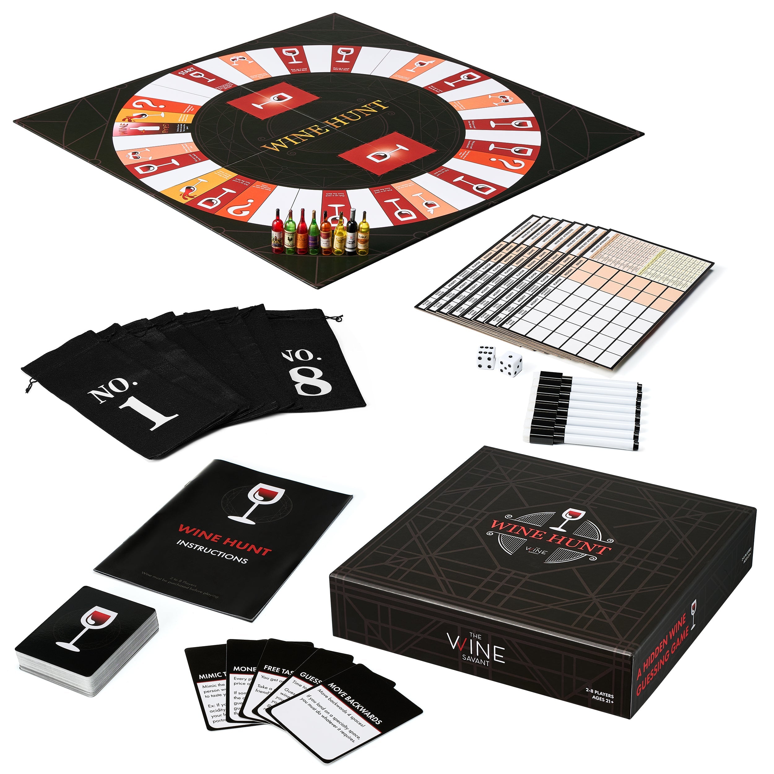 Winehunt An Interactive Blind Wine Tasting Game Rely On Taste Smell To Learn How To Taste Wine Just-4