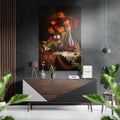 Wine Brushed Aluminium Dibond Wall Art