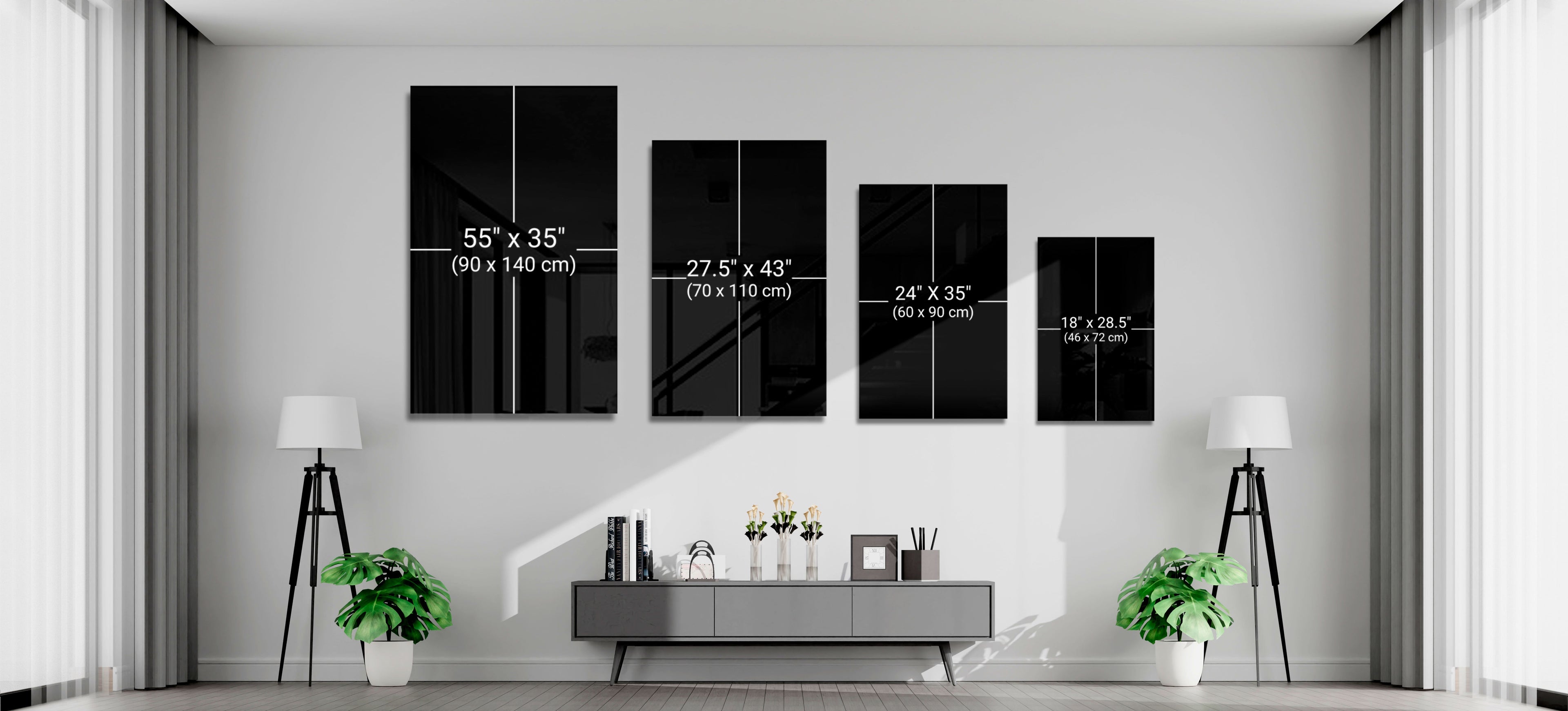 Tuxedo Lion with Wine by Window Glass Wall Art