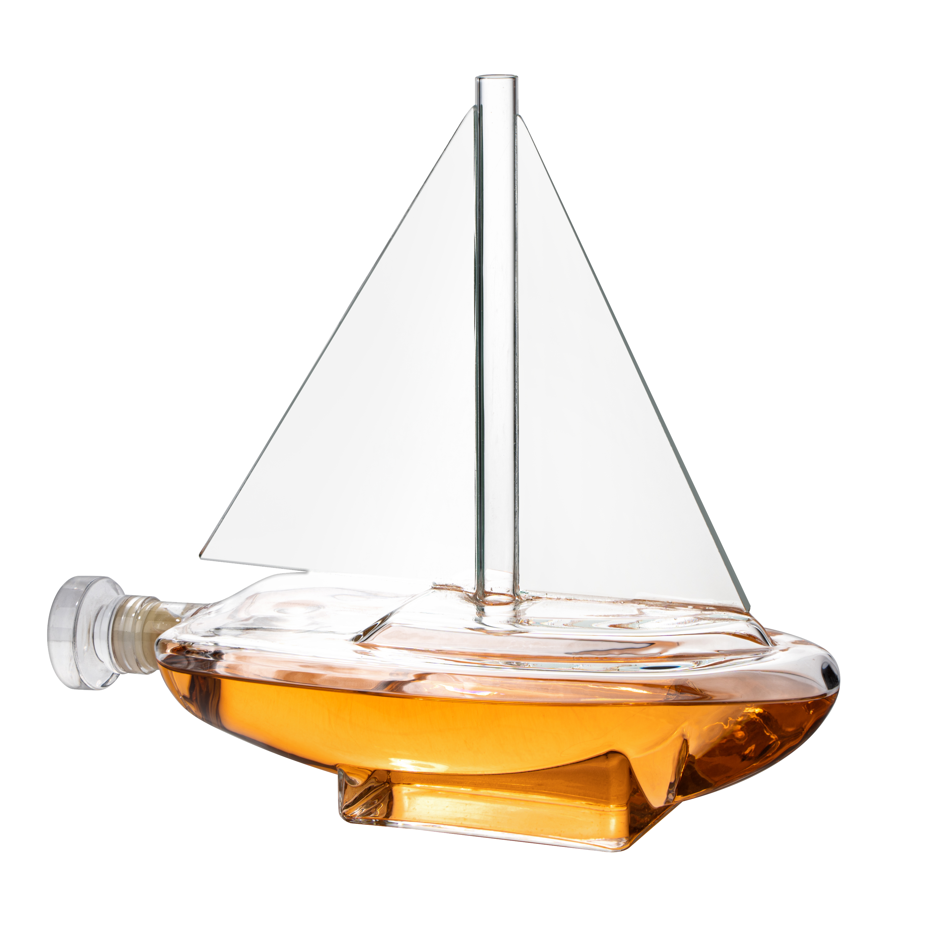 Sailboat Whiskey Wine Decanter Ship Ship Decanter Set 750ML Drink Dispenser For Wine-0