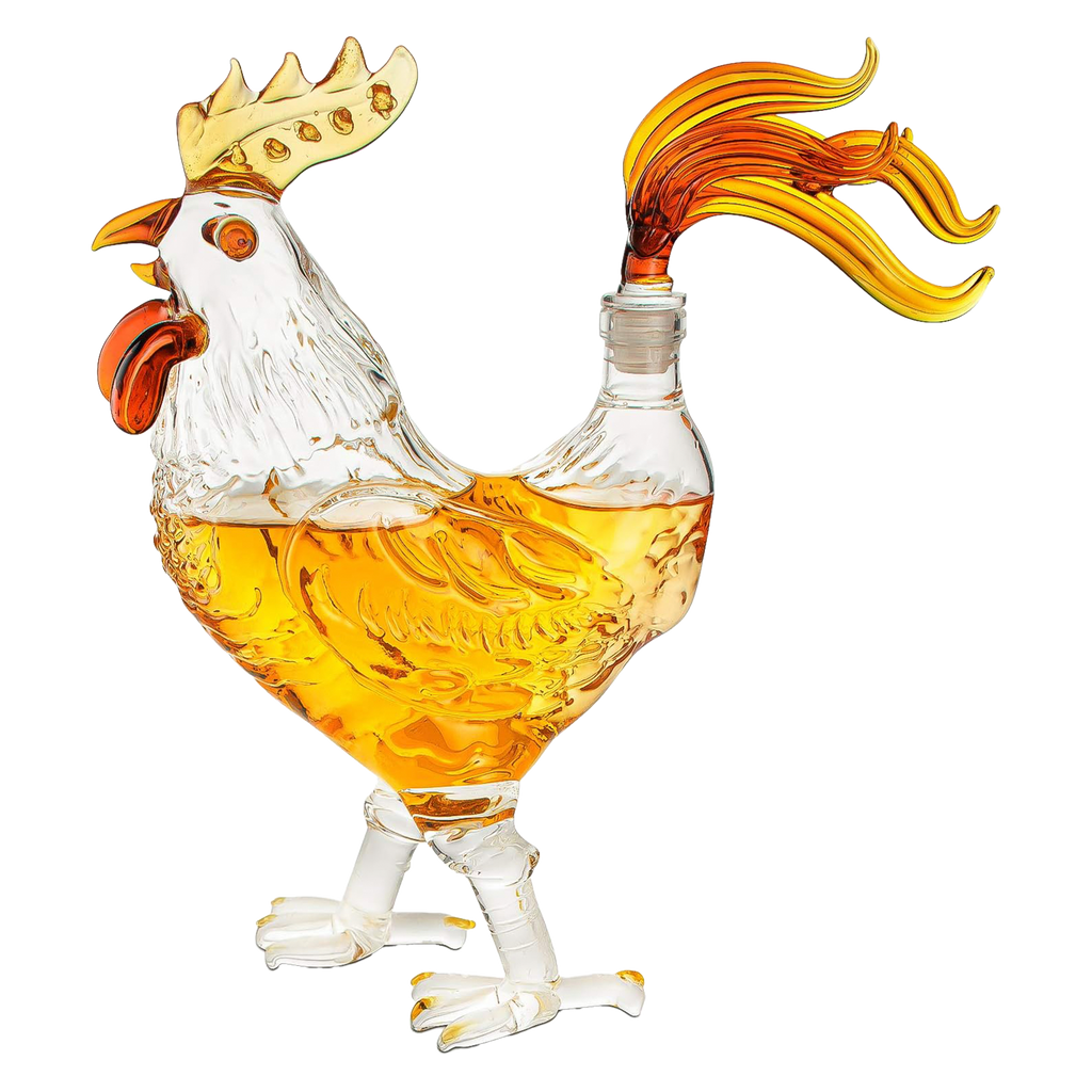 Chicken Whiskey And Wine Decanter Premium Barware Gift Elegant Drinkware Collection-0